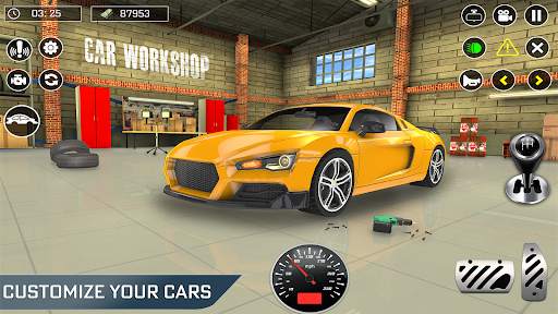 Car Test Junkyard Racing Game screenshot 1