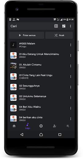 XP Music Player | Pemutar Musik Gratis Bebas Iklan screenshot 2