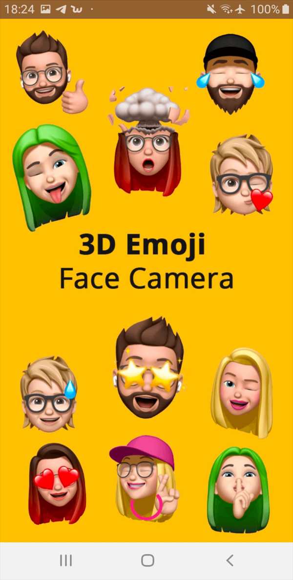 3D Emojis Face Camera screenshot 1