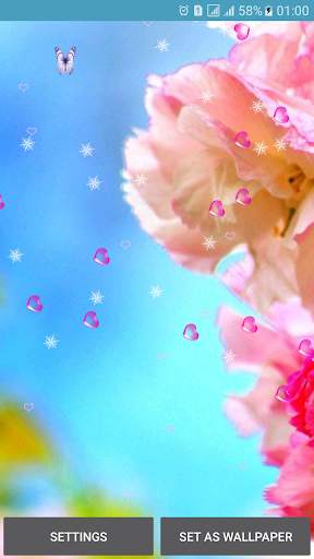 Flower Spring Live Wallpapers screenshot 4
