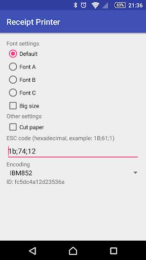 Receipt bluetooth printer скриншот 3