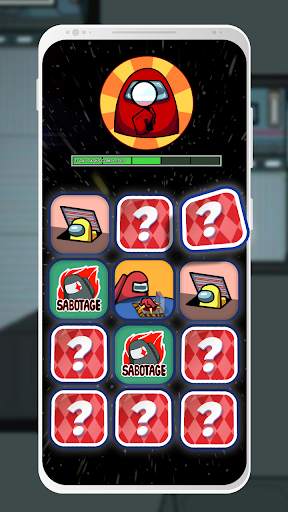 Match Cards Game for Among Us screenshot 1