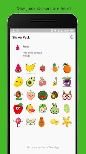 Fruit Sticker App for WhatsApp screenshot 4