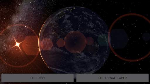 Earth Planet 3D live wallpaper screenshot 9