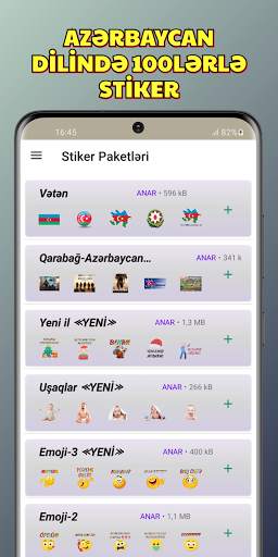 Azerbaijan Stickers screenshot 1