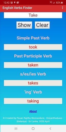 English Verbs screenshot 3