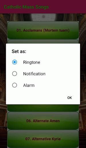 Catholic Mass Songs | Audio Offline   Ringtone screenshot 5