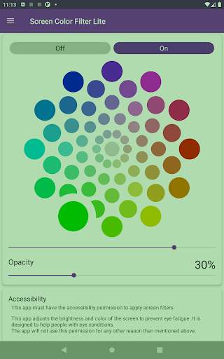 Screen Color Filter Lite screenshot 10