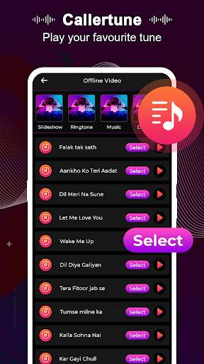 Set Caller Tune Ringtone - Set Notification screenshot 5