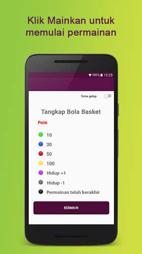 Tangkap Bola Basket screenshot 1
