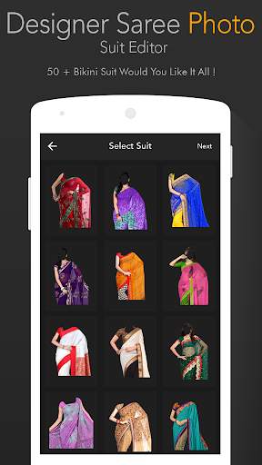 Designer Saree Photo Suit screenshot 2