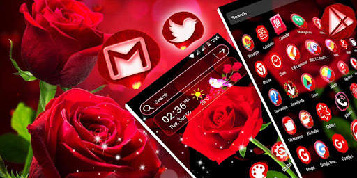 Rose Launcher Theme screenshot 4