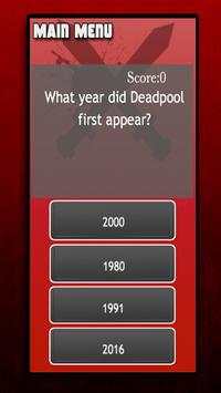 Fan Trivia: Deadpool Edition screenshot 3