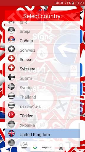 Traffic & Road signs screenshot 2
