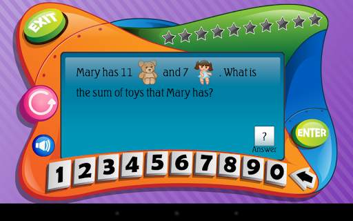 First Grade Math (Lite) screenshot 1