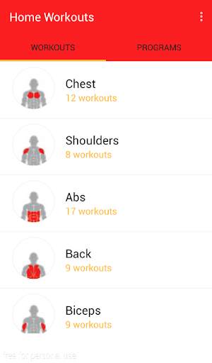 Home Workouts screenshot 2