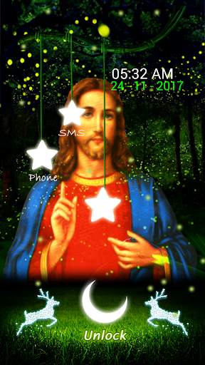 Jesus Fireflies LockScreen screenshot 9