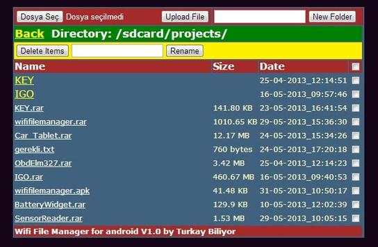 Wifi File Manager screenshot 2