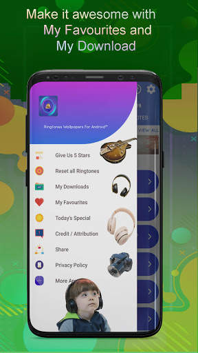 Ringtones Wallpapers For Android™ screenshot 4