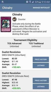 Card Prices: Yu-Gi-Oh! Edition screenshot 1