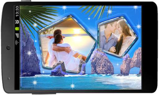 Summer Beach Photo Frame 5 تصوير الشاشة