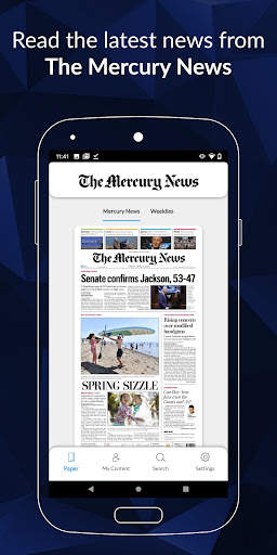 The Mercury News e-Edition screenshot 1