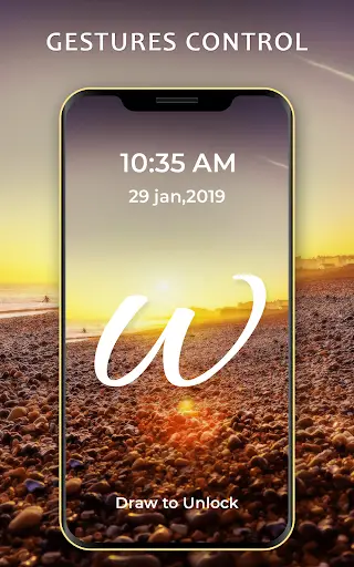 Gesture Lock Screen - Signature Lock Screen скриншот 3