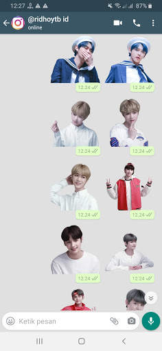 Stiker WA Tomorrow X Together KPOP WAStickerApps screenshot 8