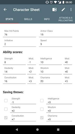 D&D Session Assistant 3 تصوير الشاشة
