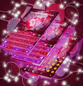 Hearts Keyboard Theme screenshot 3