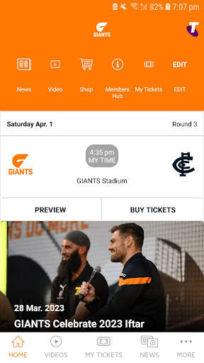 GIANTS Official App screenshot 1