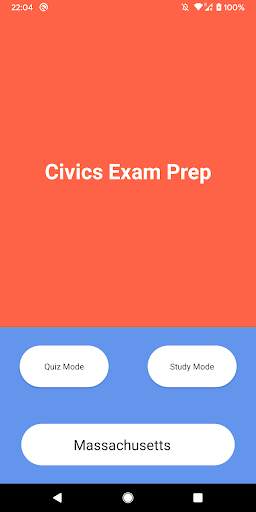 Civics Exam Prep 1 تصوير الشاشة