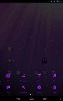 Violet Light GO Launcher Theme screenshot 3