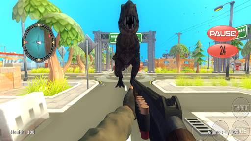 Dino Sniper berburu Kota screenshot 6
