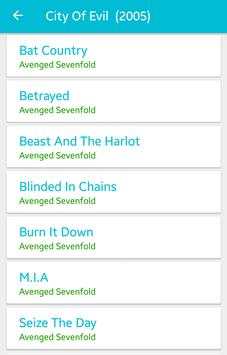 Avenged Sevenfold Full Album 4 تصوير الشاشة