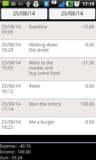 Expenses screenshot 4