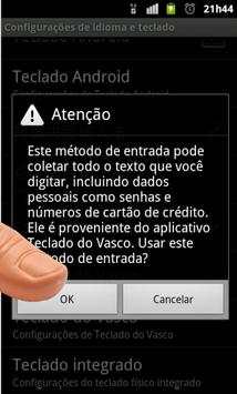 Teclado do Vasco screenshot 4