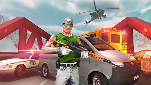 Highway Sniper Shooter - 3D Shooting screenshot 5