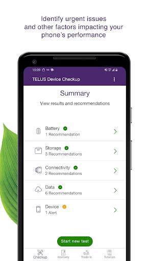 TELUS Device Checkup® 2 تصوير الشاشة