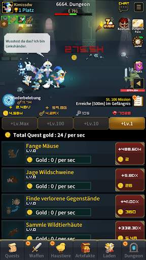 Retro Hero Mr Kim : Idle RPG screenshot 8