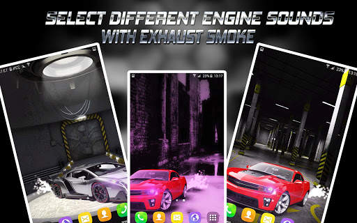 3D Super Cars Clock Wallpaper HD screenshot 4