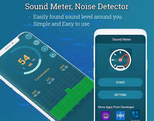 Sound Meter : decibel meter, noise detector screenshot 1