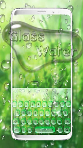 Green Water Drop Keyboard screenshot 1