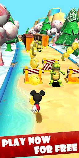 Mickey Jungle Run Game screenshot 1