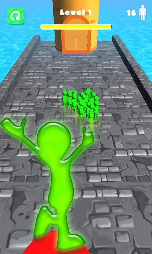 Carrera de choque de multitudes 3D screenshot 2