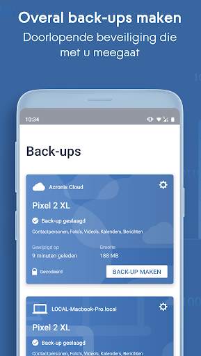 Acronis True Image: Mobile screenshot 1