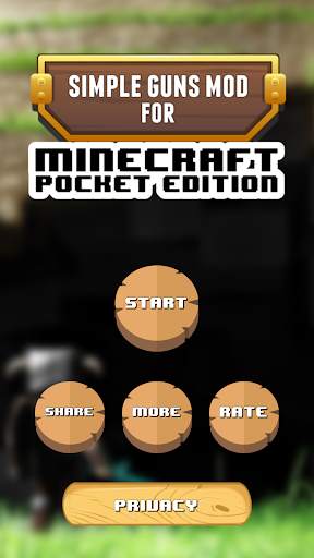 Simple Guns Mod for MineCraft Pocket Edition screenshot 1