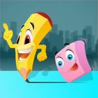 Pencil Rubber Game - Chaser and Free Runner icon