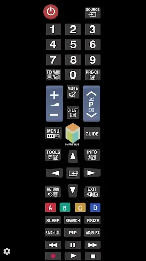 TV (Samsung) Remote Control screenshot 1