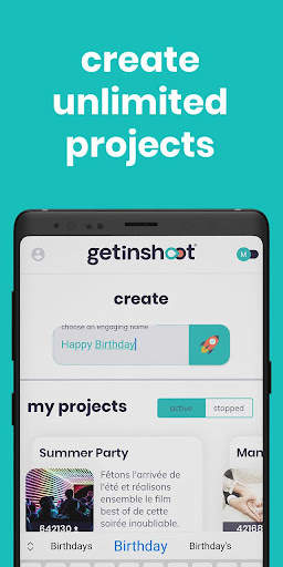 Getinshoot - Video collect & automated editing screenshot 5